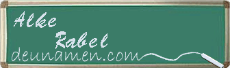 Alke Rabel Visitenkarte